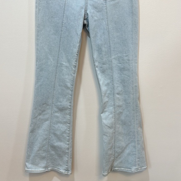 Veronica‎ Beard Womens Carson Ankle Flare Jeans 28 Light Wash High Rise Pocket - Picture 5 of 7